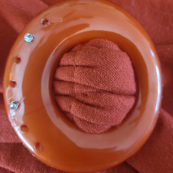 Vintage I Like Button-Up Blazer Jacket Decorative Belt Detail Women’s Size Large - Picture 8 of 8